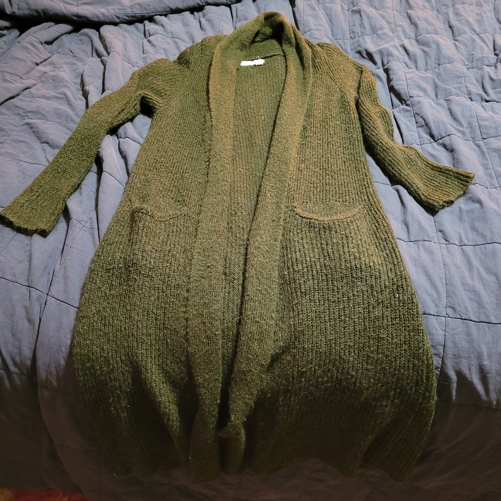Chelsea & Violet Forest Green Cardigan